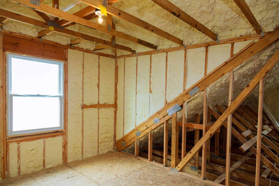 insulation of an attic ADU